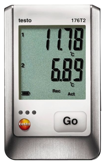 testo 176 t2  temperature logger