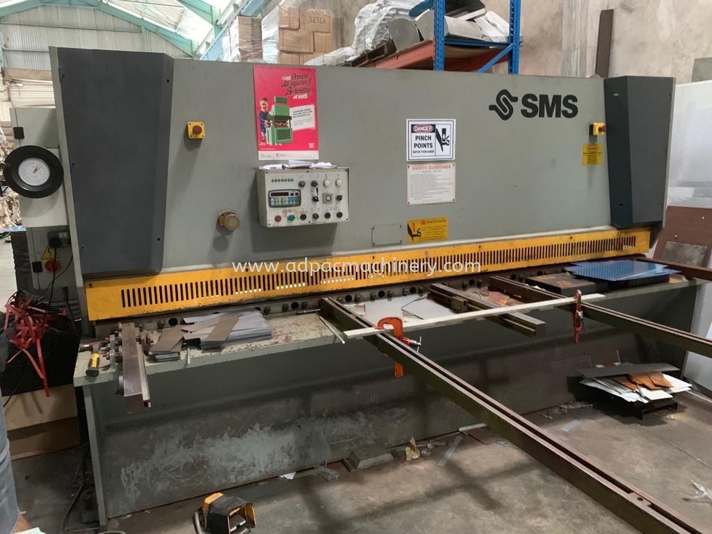 Used "SMS" hydraulic Shearing Machine / Cutting Machine 