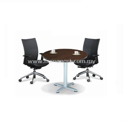 QAMAR ROUND MEETING TABLE / DISCUSSION TABLE METAL BASE