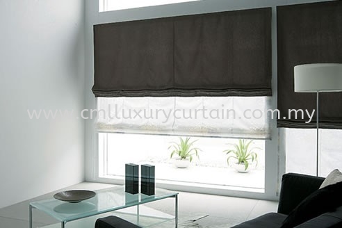 living-area-toso-japanese-double-twins-roman-shade-blinds-one-touch-system 7