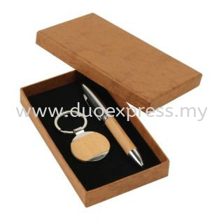 2 in 1 Wooden Gift Set (Round) BG-5001