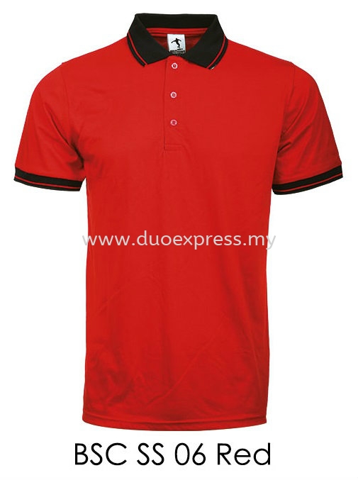 BSC SS 06 Red Baju POLO Kolar