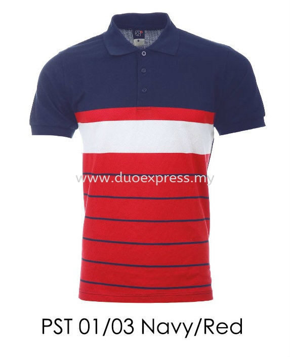 PST 01 03 Navy Red T-Shirt