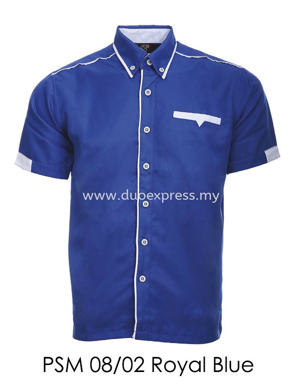 PSM 08 02 Royal Blue Unisex Corporate Shirt