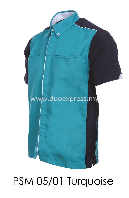 PSM 05 01 Turquoise Unisex Corporate Shirt