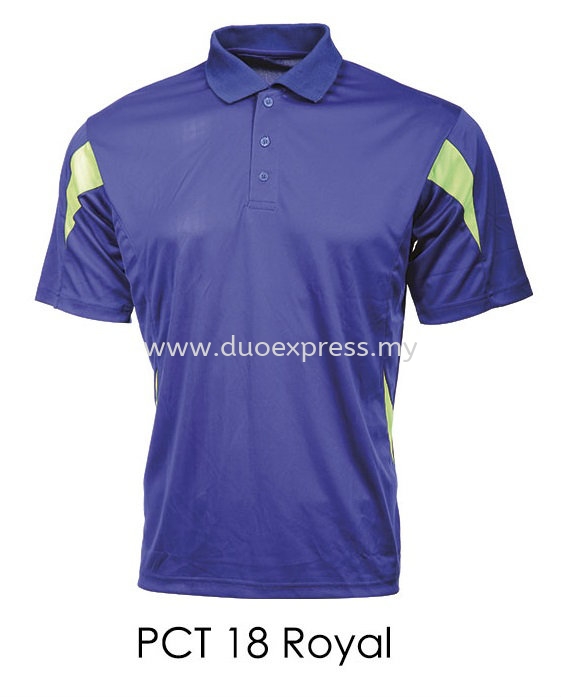 PCT 18 Royal Blue Collar T Shirt