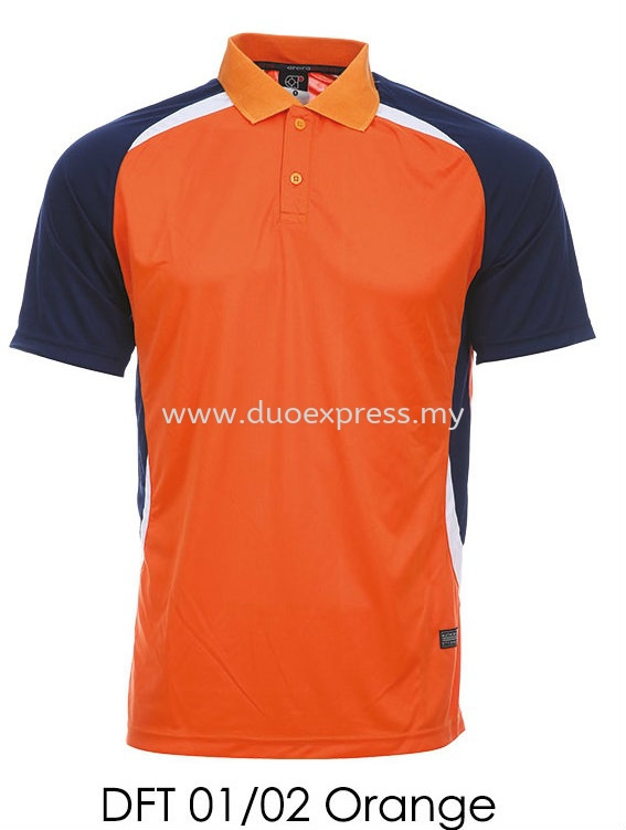 DFT 01 02 Orange Collar T Shirt