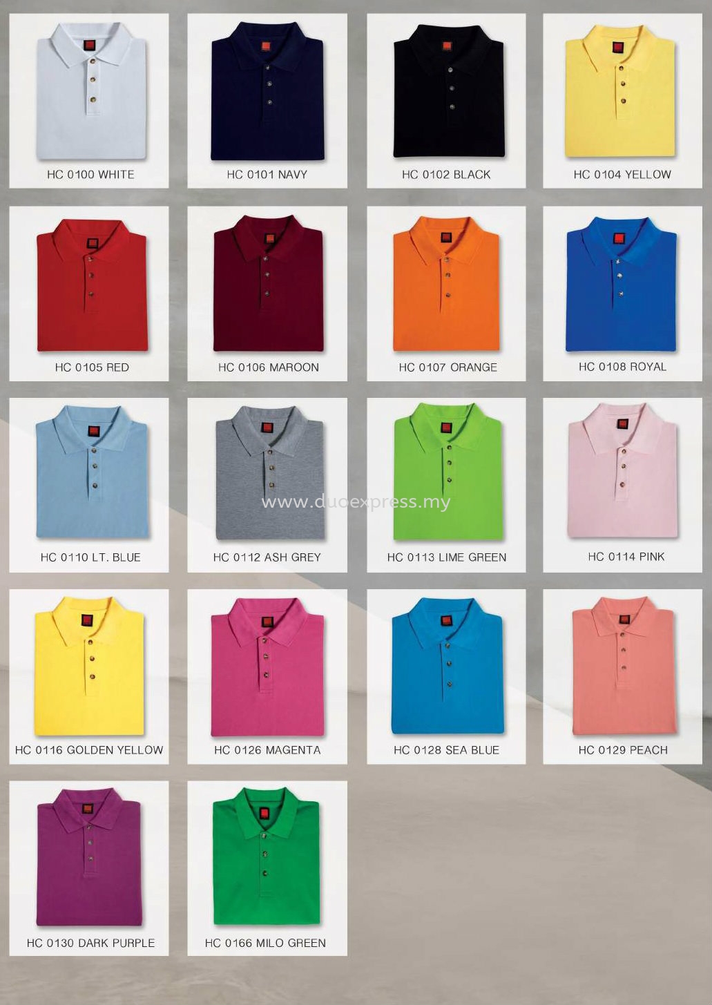 Polo T Shirt Cotton- ReadyMade Plain Color