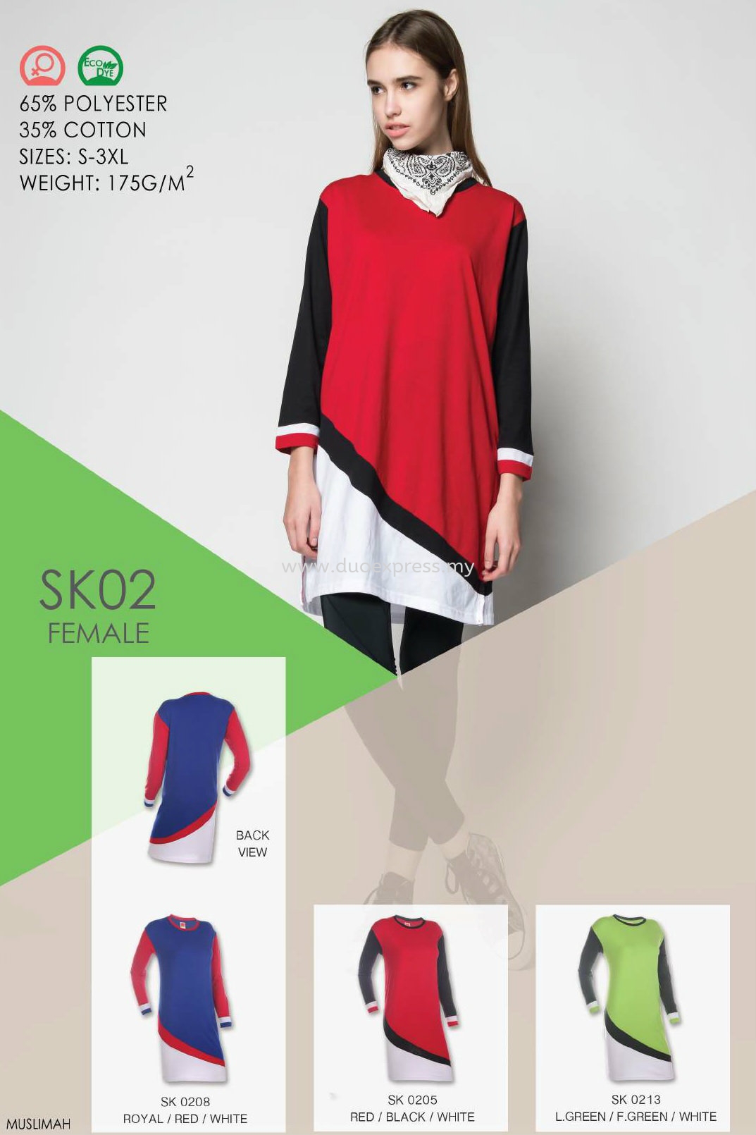 Muslimah Cotton- Ready Made SK-02