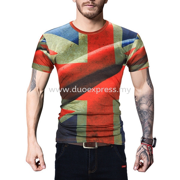 Fulll Print Dye Sublimation T Shirt