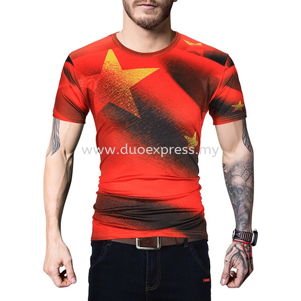 Fulll Print Dye Sublimation T Shirt