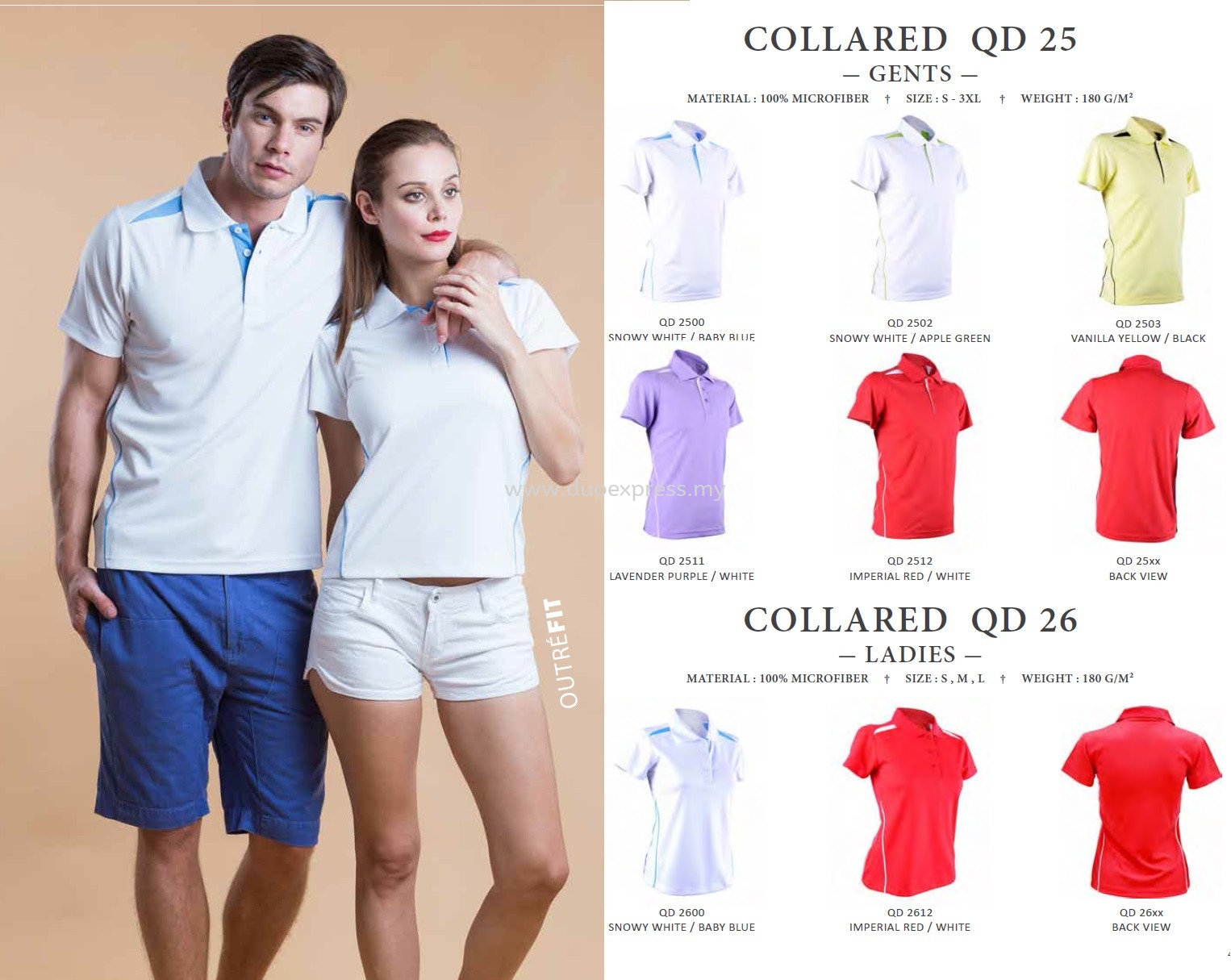 QD25 & QD26 Collar T Shirt