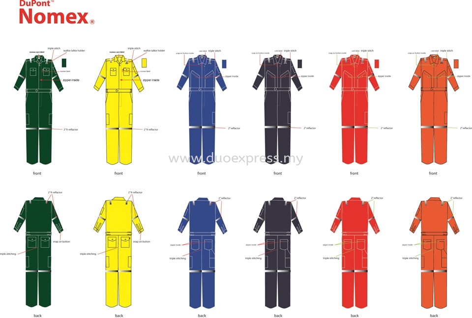 Fire Retardant Coverall - NOMEX IIIA