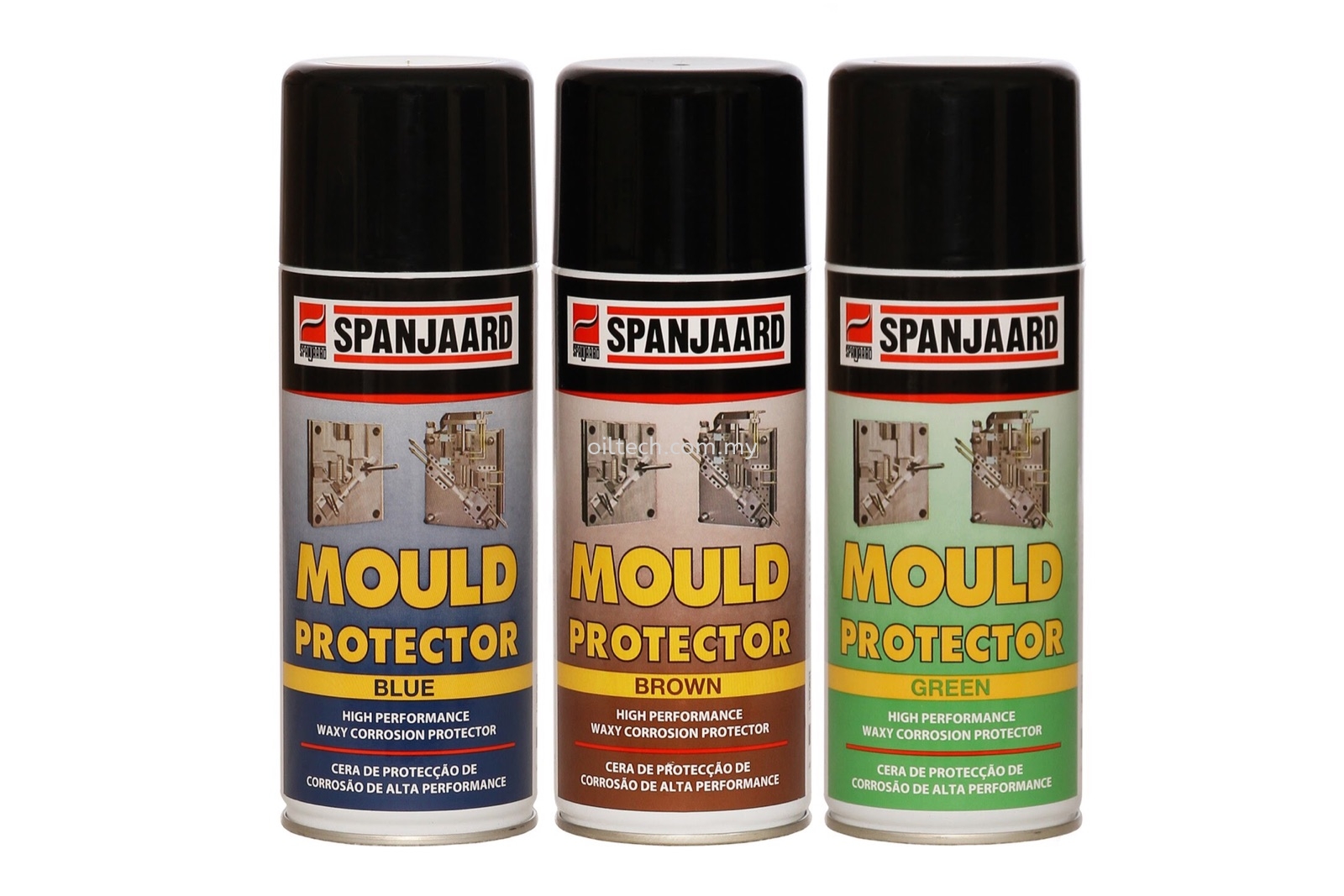 Mould Protector Oil Spray (blue, brown,green) - Spanjaard Malaysia