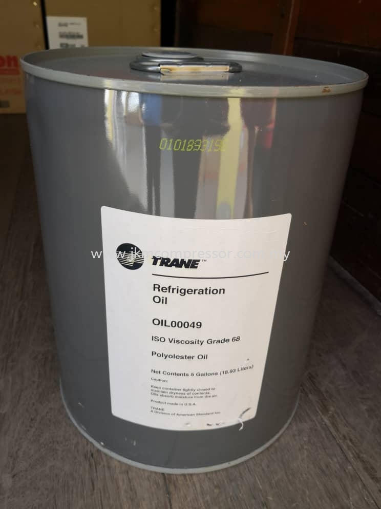 TRANE COMPRESSOR OIL OIL00049 - 5 GALLON (18.9LTR)