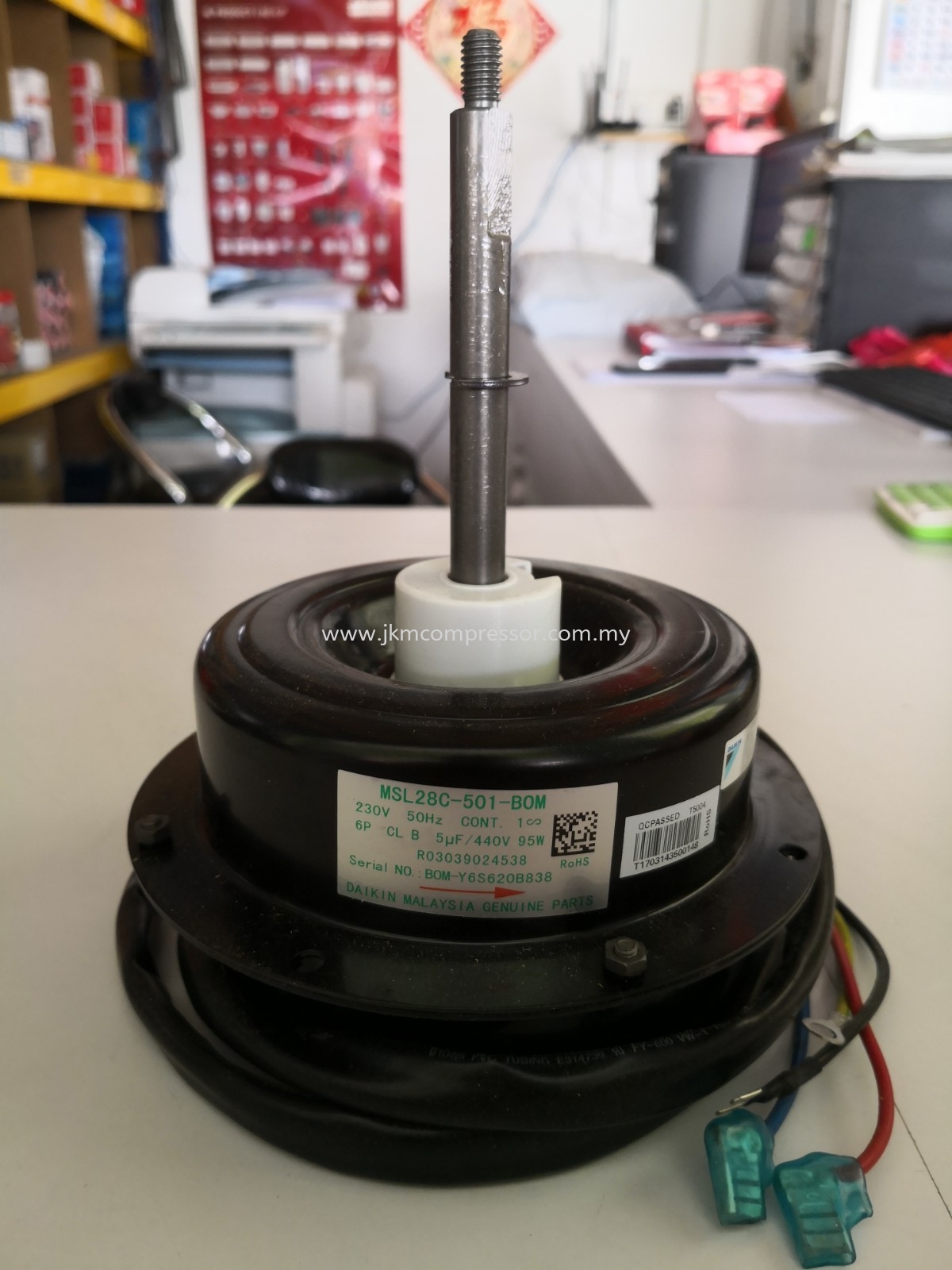 R03039024538-FAN MOTOR MSL28C-501 ; 230V 6P 75W