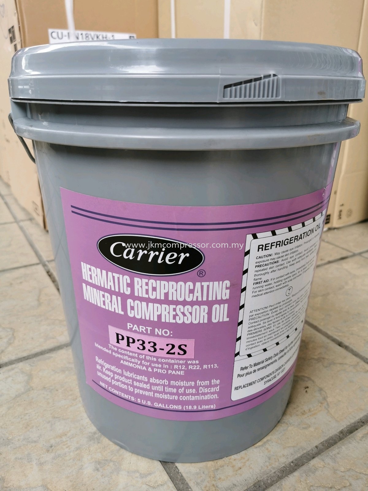 PP33-2S - CARRIER PP33-2S MINERAL OIL