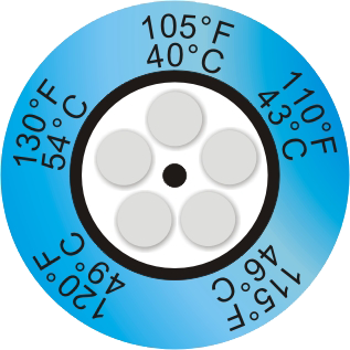 THERMAX 5 LEVEL TEMPERATURE CLOCK INDICATOR