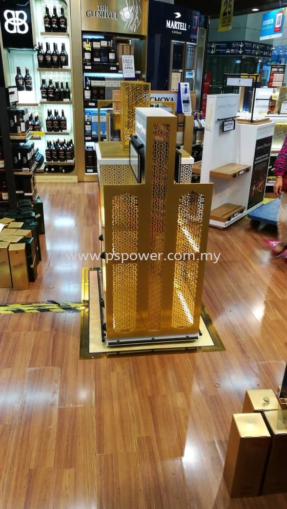 Acrylic Gold Mirror Display 