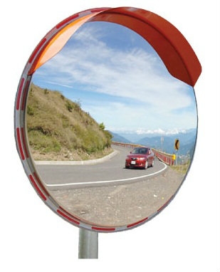 EH Stainless Steel Outdoor Convex Mirror (Pole Mounted)