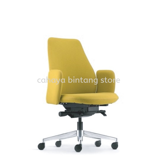 EVE LOW BACK DIRECTOR CHAIR | LEATHER OFFICE CHAIR PJ SELANGOR