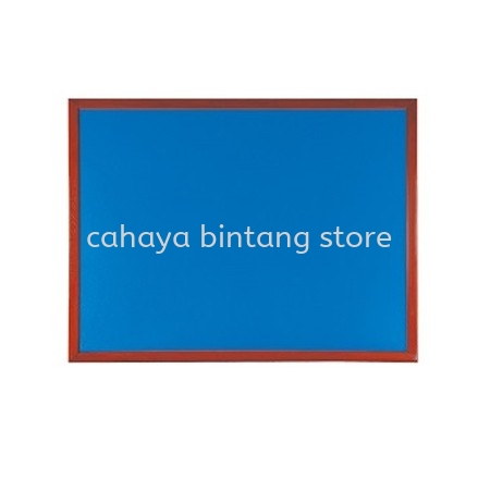 OFFICE NOTICE BOARD WOODEN FRAME BROWN COLOUR - notice board cheras | notice board ampang | notice board sungai besi