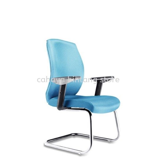 HALEY VISITOR EXECUTIVE CHAIR | LEATHER OFFICE CHAIR YONG PENG JOHOR
