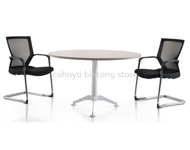 TAXUS MEJA PERBINCANGAN BULAT - meeting office table kepong | meeting office table setia alam | meeting office table puncak alam