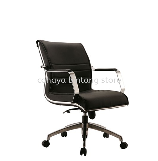 EMAXIN LOW BACK DIRECTOR CHAIR | LEATHER OFFICE CHAIR PORT KLANG SELANGOR