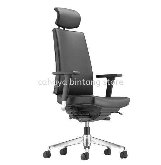 CLOVER HIGH BACK EXECUTIVE CHAIR | LEATHER OFFICE CHAIR TTDI PJ SELANGOR