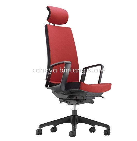 CLOVER HIGH BACK EXECUTIVE CHAIR | LEATHER OFFICE CHAIR KOTA DAMANSARA PJ