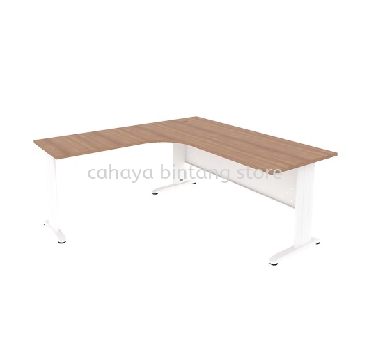 JOY WRITING OFFICE TABLE/DESK L-SHAPE MJML-8756 (L) - Writing Office Table TTDI | Writing Office Table Damansara Kim | Writing Office Table Jalan Sultan Ismail