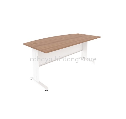 JOY WRITING OFFICE TABLE/DESK D-SHAPE MJM 1875 - Executive Office Table TTDI | Executive Office Table Damansara Kim | Executive Office Table Sungai Besi