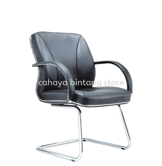 CERIA VISITOR DIRECTOR CHAIR | LEATHER OFFICE CHAIR SUNGAI BULOH SELANGOR