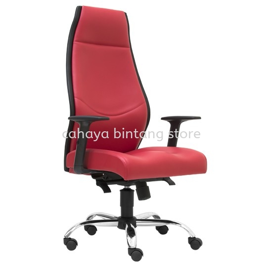 LUTON HIGH BACK DIRECTOR CHAIR | LEATHER OFFICE CHAIR SERI KEMBANGAN SELANGOR