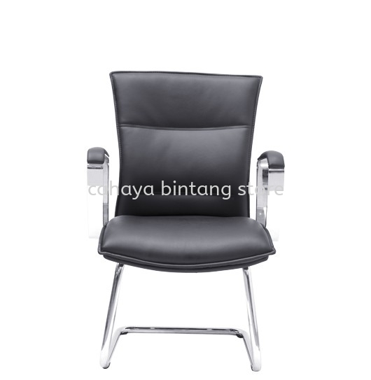 HALLFAX VISITOR DIRECTOR CHAIR | LEATHER OFFICE CHAIR JELI KELANTAN