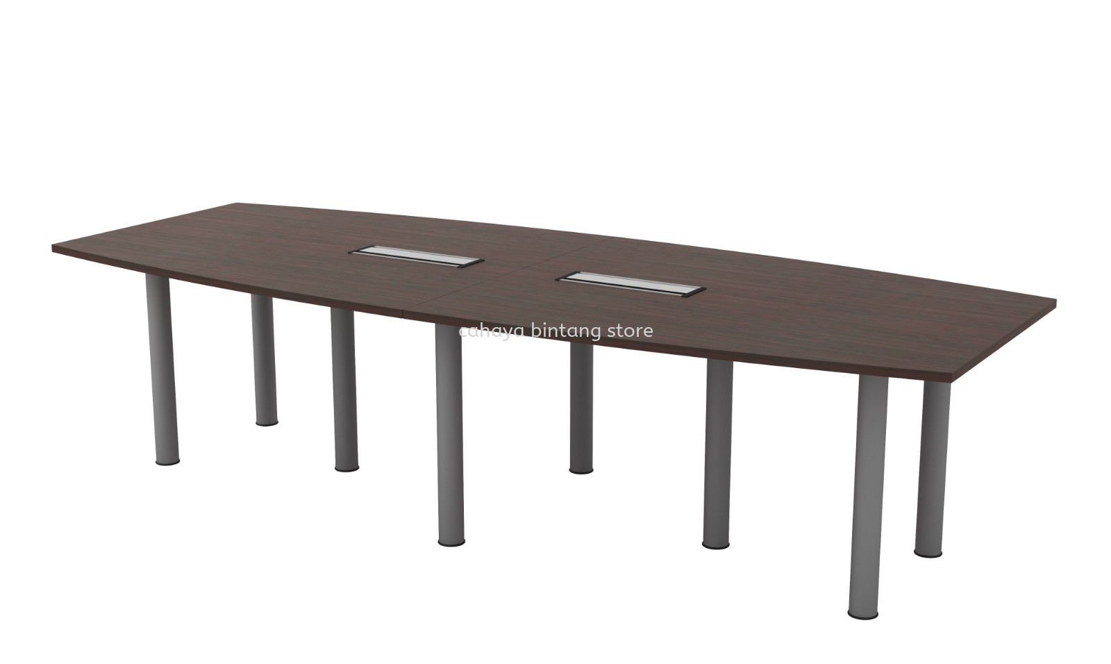 QAMAR BOAT SHAPE MEETING TABLE - meeting table cyber jaya | meeting table putra jaya | meeting table taman sri rampai