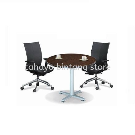 QAMAR MEJA PEJABAT PERBINCANGAN BENTUK BULAT - meeting office table segambut | meeting office table ampang | meeting office table puchong 