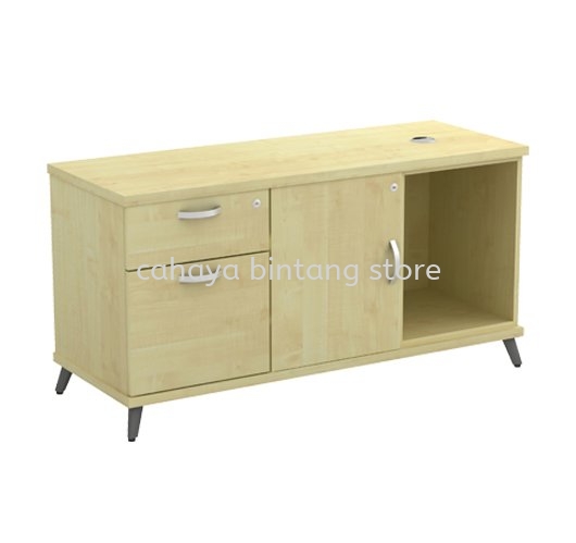 SIDE CABINET C/W OPEN SHELF SWINGING DOOR (L) FIXED PEDESTAL 1D1F Q-YLP 1226 BRICKFIELD KL  