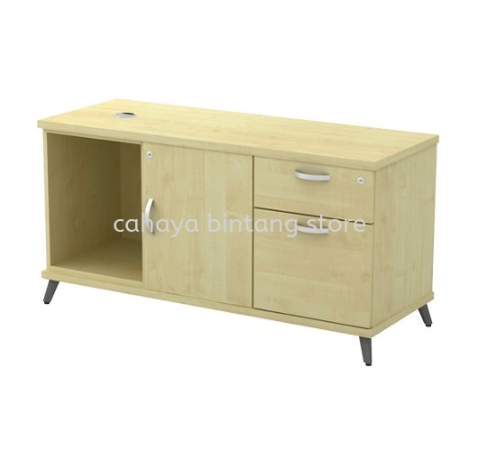 SIDE CABINET C/W OPEN SHELF SWINGING DOOR (R) FIXED PEDESTAL 1D1F Q-YRP 1226 KUCHAI LAMA KL