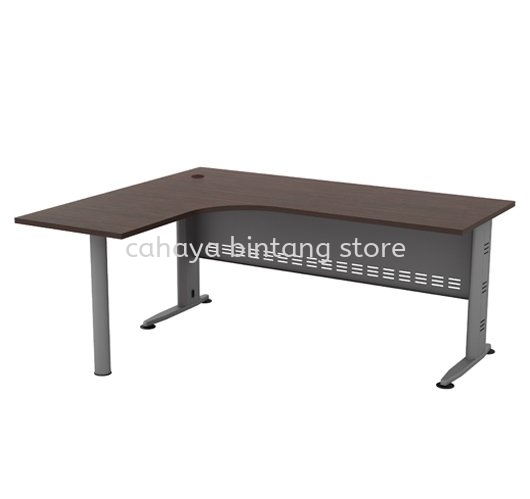 QAMAR MEJA PEJABAT/TULIS BERBENTUK L AQL 1515-M(L) - L-Shape Office Table/Desk Jalan Ipoh | L-Shape Office Table/Desk Bandar Puteri Puchong | L-Shape Office Table/Desk Chan Sow Lin