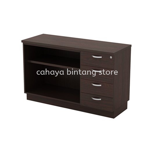 SIDE CABINET C/W OPEN SHELF FIXED PEDESTAL 4D Q-YOP 7124 SUNGAI PETANI KEDAH 