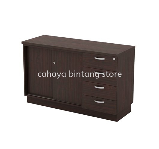 SIDE CABINET C/W SLIDING DOOR FIXED PEDESTAL 4D Q-YSP 7124 IPOH PERAK 