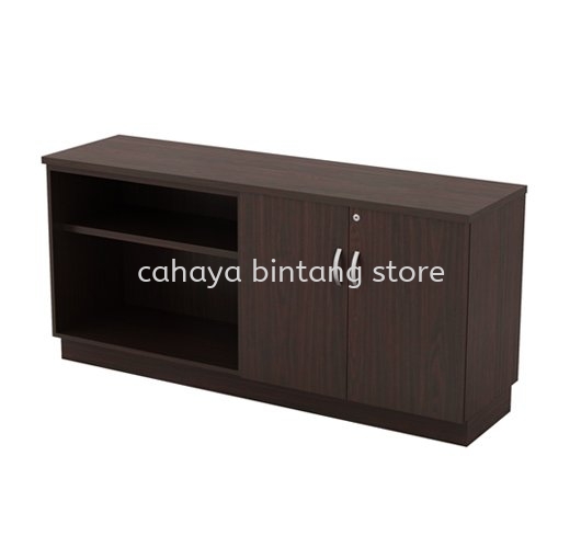 SIDE CABINET C/W OPEN SHELF   SWINGING DOOR LOW  CABINET Q-YOD 7160  