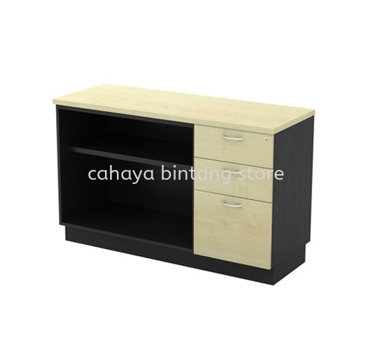 SIDE CABINET OPEN SHELF   FIXED PEDESTAL 2D1F T-YOP 7123  