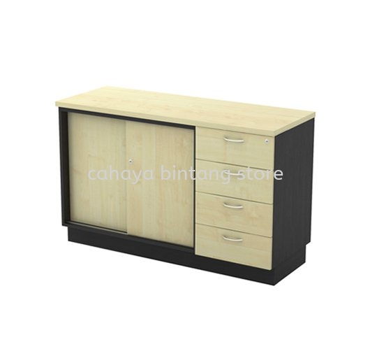 SIDE CABINET C/W SLIDING DOOR FIXED PEDESTAL 4D T-YSP 7124 KAJANG SELANGOR