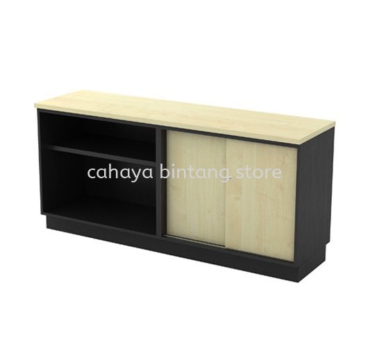 LOW CABINET C/W OPEN SHELF   SLIDING DOOR T-YOS 7160  