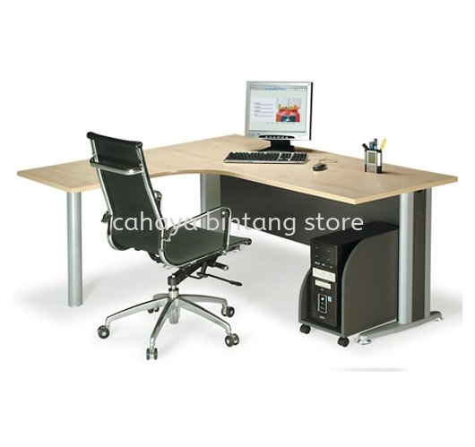 TITUS MEJA PEJABAT/TULIS EKSEKUTIF BERBENTUK L ATL1815M - Executive Office Table Kelana Jaya | Executive Office Table Kelana Square | Executive Office Table Shah Alam