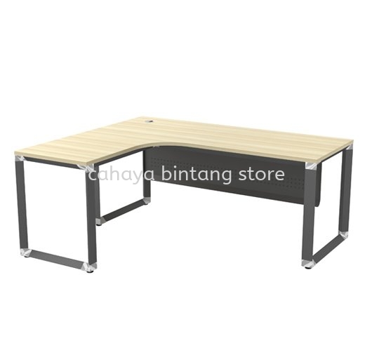 PYRAMID EXECUTIVE OFFICE TABLE/DESK L-SHAPE AOML 552 - Executive Office Table Changkat Semantan | Executive Office Table Pusat Bandar Damansara | Executive Office Table Salak South