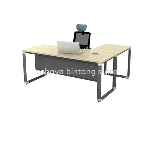 PYRAMID EXECUTIVE OFFICE TABLE/DESK L-SHAPE OML 1815 (L) - Executive Office Table Changkat Semantan | Executive Office Table Pusat Bandar Damansara | Executive Office Table Ampang